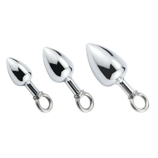 Anal with Steel Set 4663 Hook Ring Stainless Cock DiscreetChoice 0714